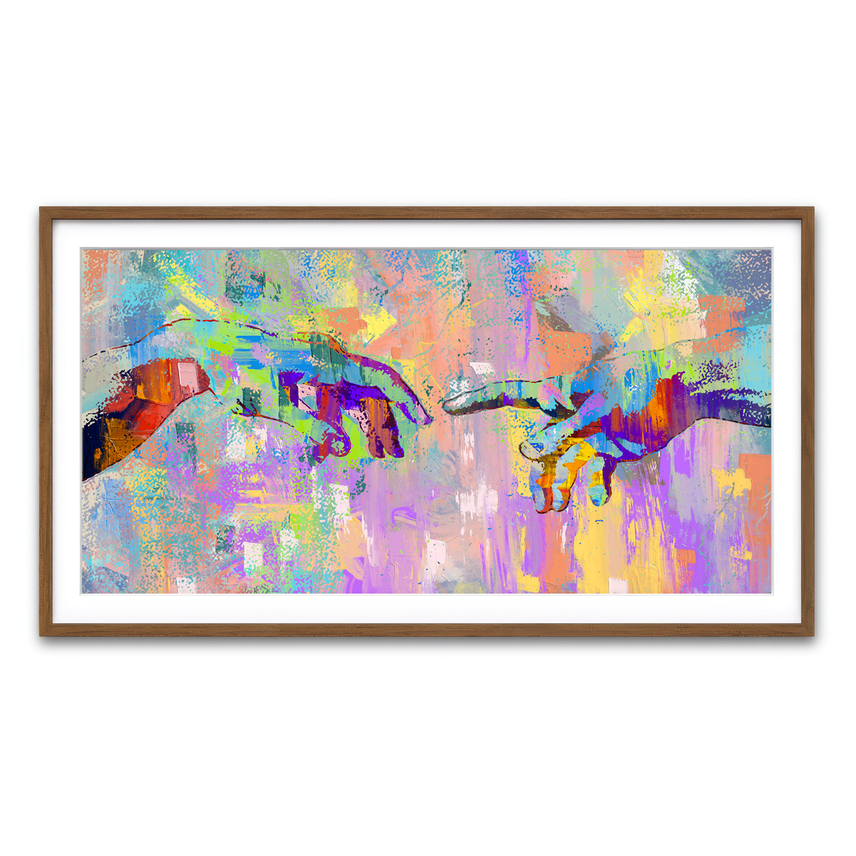 Framed Print 2x1 Walnut