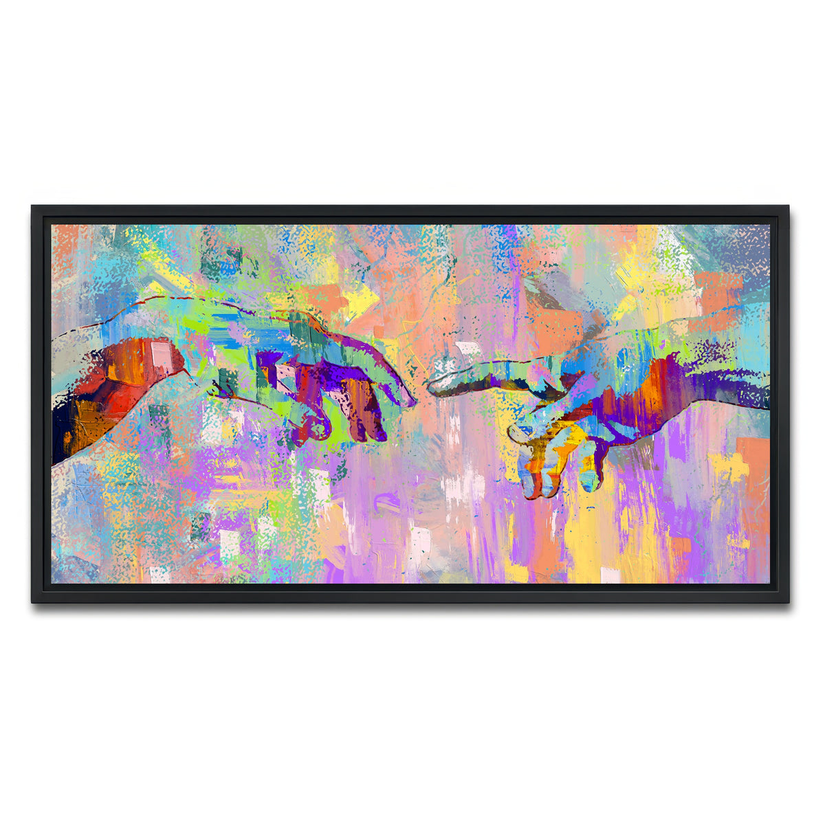 AUTO-MOCKUP WHITE | creation | 1 Piece | Black Framed Canvas | group=2x1