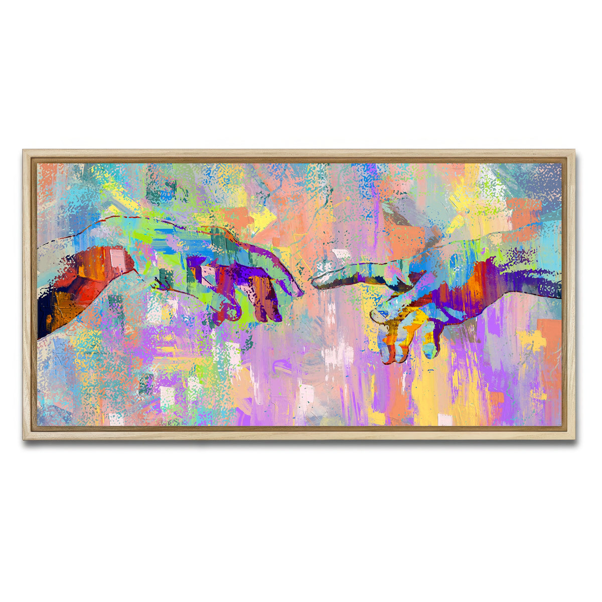 AUTO-MOCKUP WHITE | creation | 1 Piece | Natural Framed Canvas | group=2x1