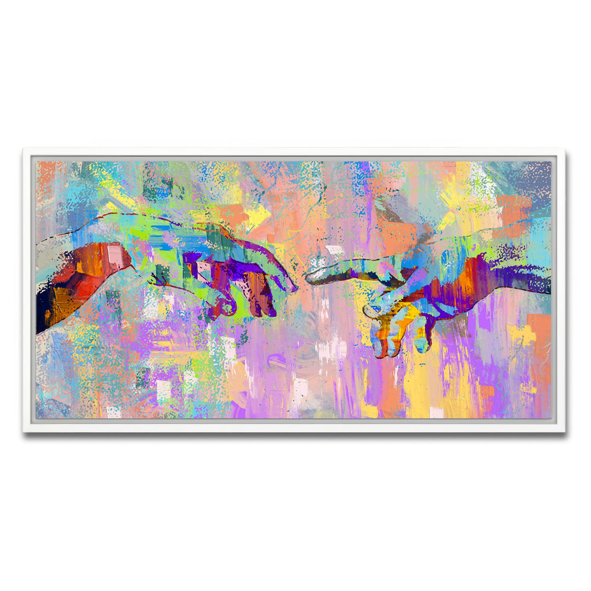 AUTO-MOCKUP WHITE | creation | 1 Piece | White Framed Canvas | group=2x1