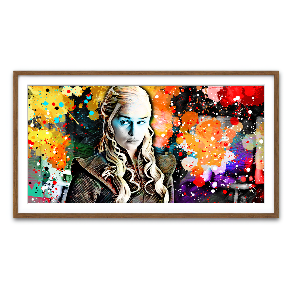 Framed Print 2x1 Walnut