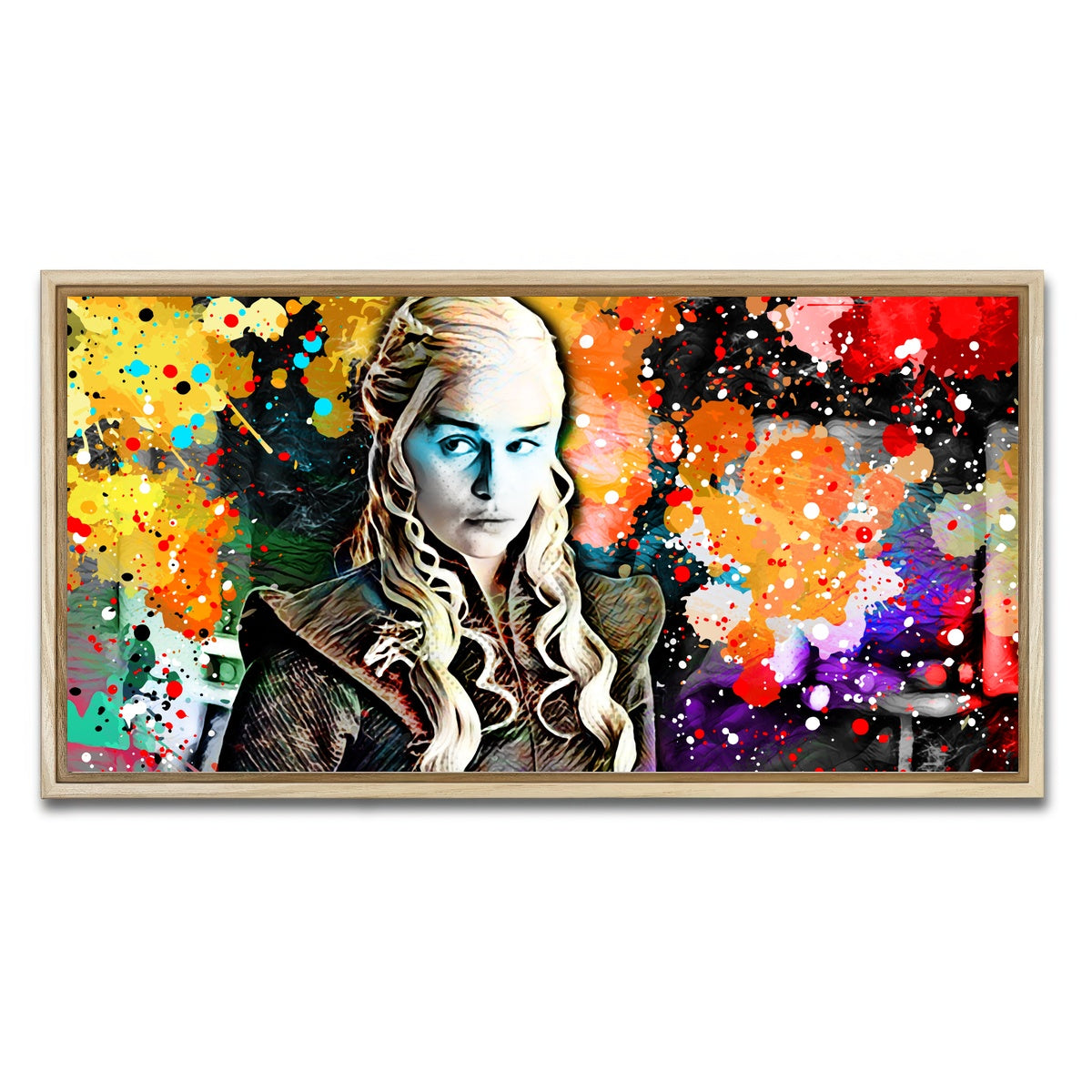AUTO-MOCKUP WHITE | daenerys | 1 Piece | Natural Framed Canvas | group=2x1