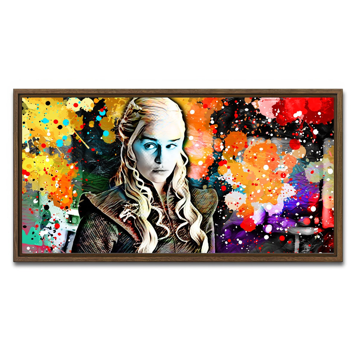 AUTO-MOCKUP WHITE | daenerys | 1 Piece | Walnut Framed Canvas | group=2x1