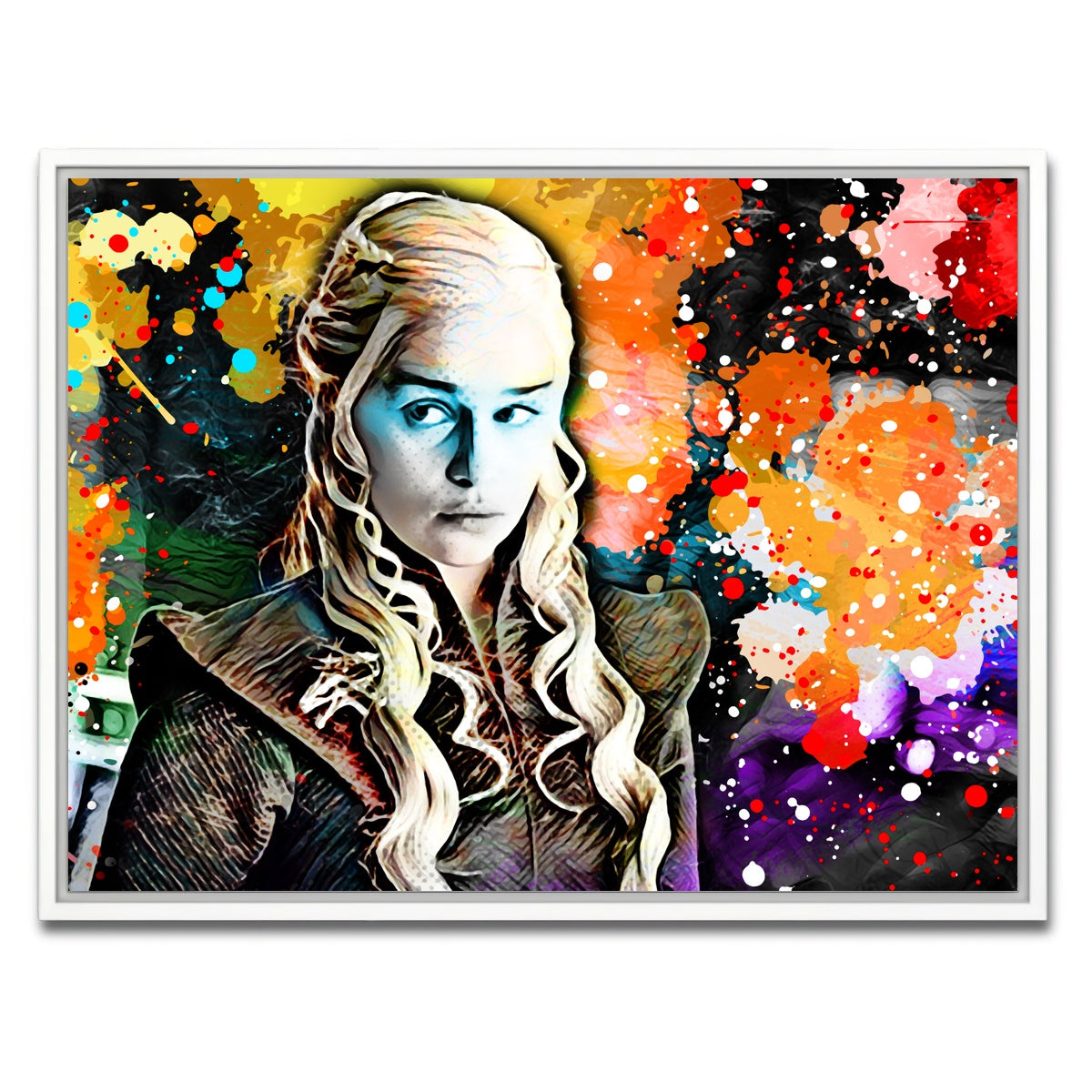 AUTO-MOCKUP WHITE | daenerys | 1 Piece | White Framed Canvas | group=4x3