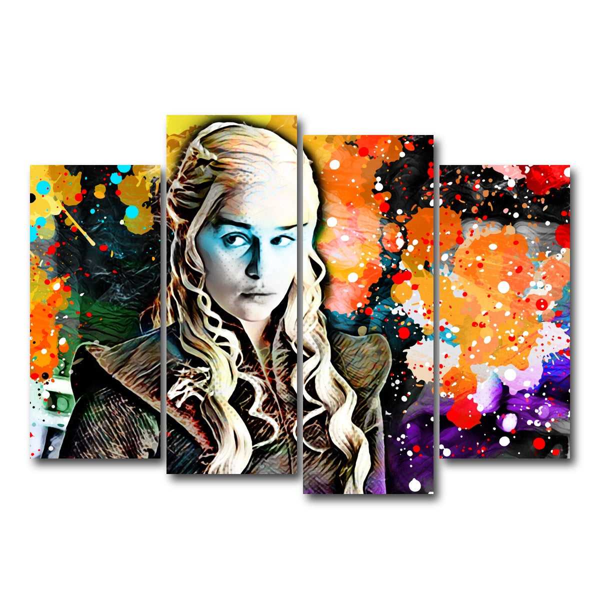 AUTO-MOCKUP WHITE | daenerys | 4 Piece | Gallery Wrap Canvas | group=4_normal