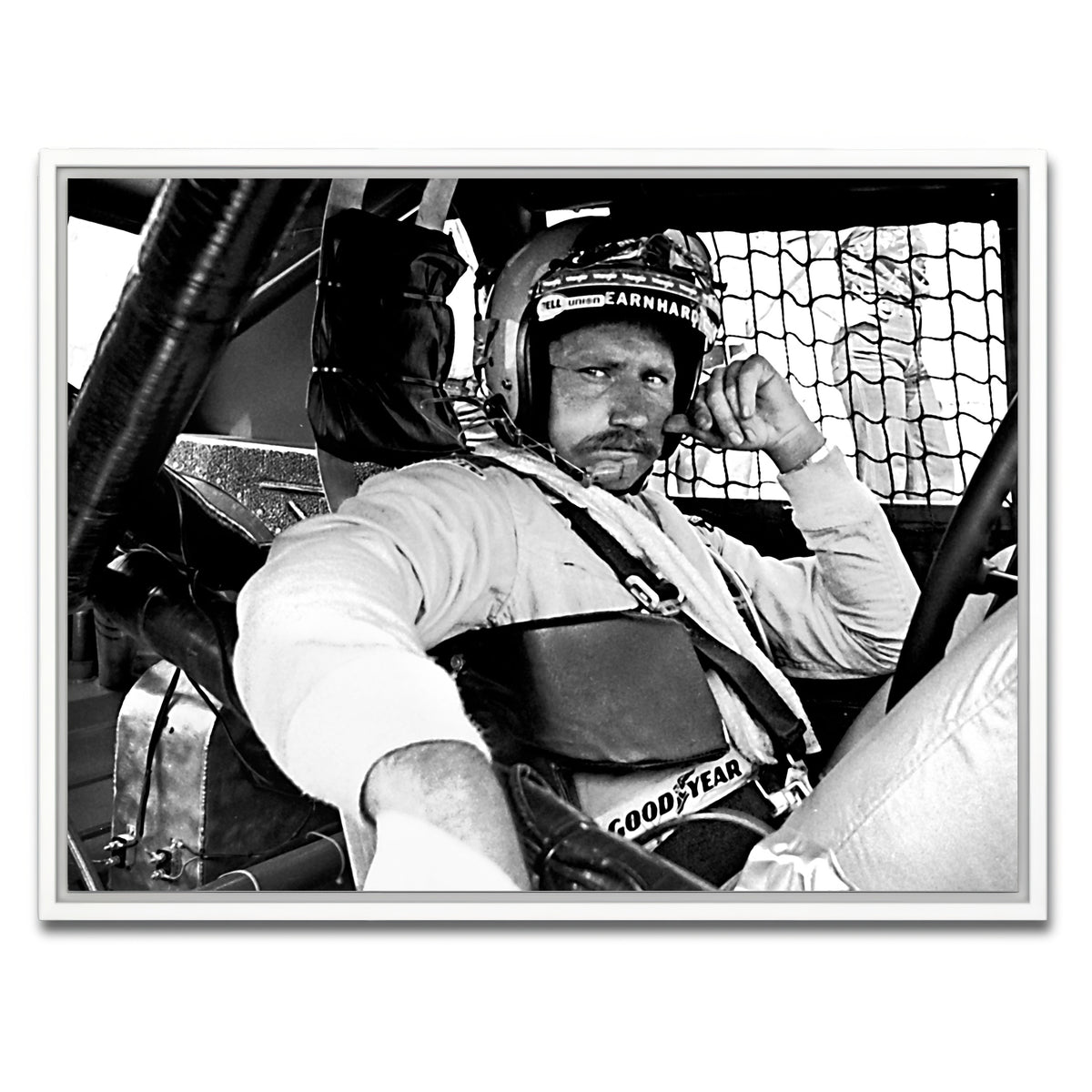 AUTO-MOCKUP WHITE | dale earnhardt | 1 Piece | White Framed Canvas | group=4x3