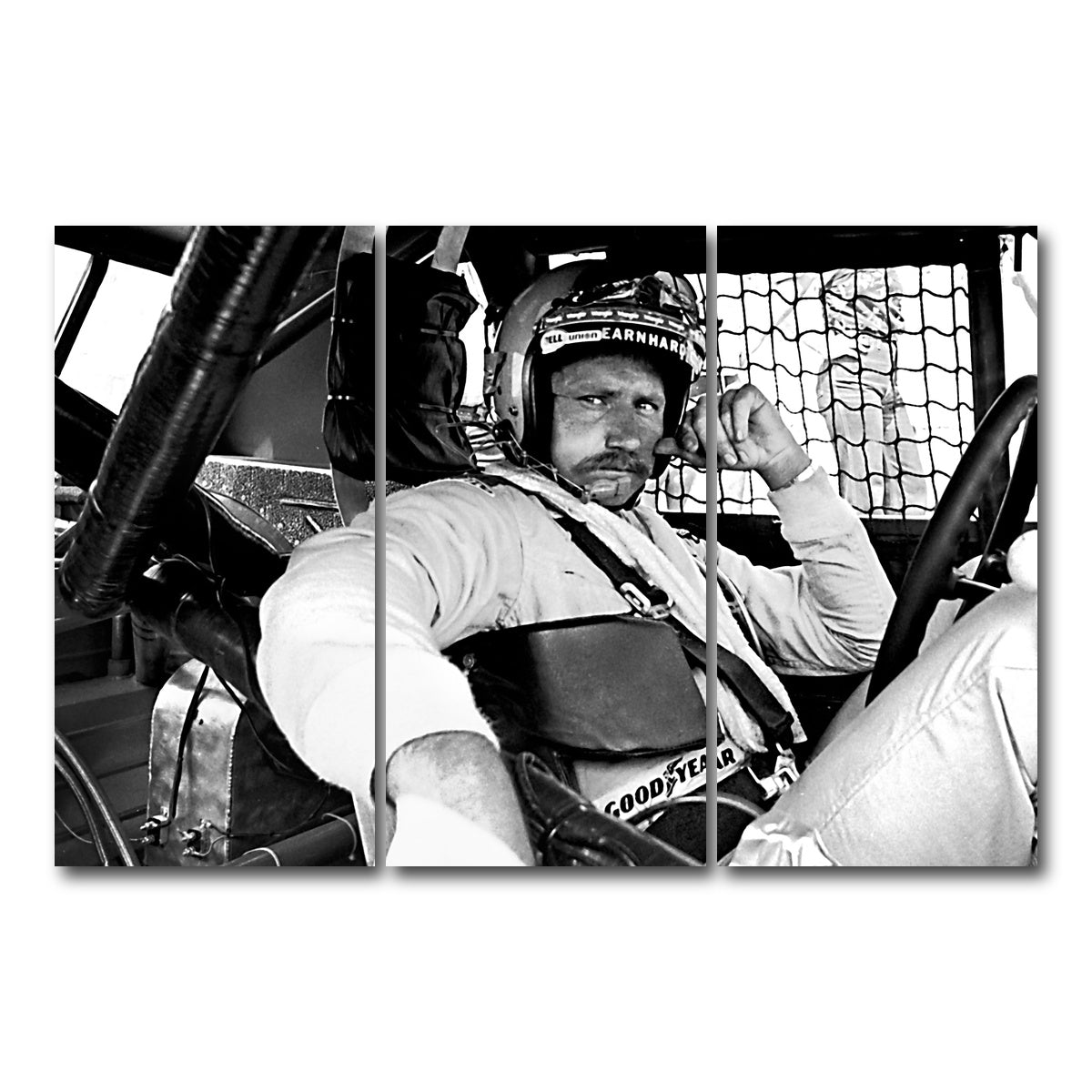 AUTO-MOCKUP WHITE | dale earnhardt | 3 Piece | Gallery Wrap Canvas | group=12x24