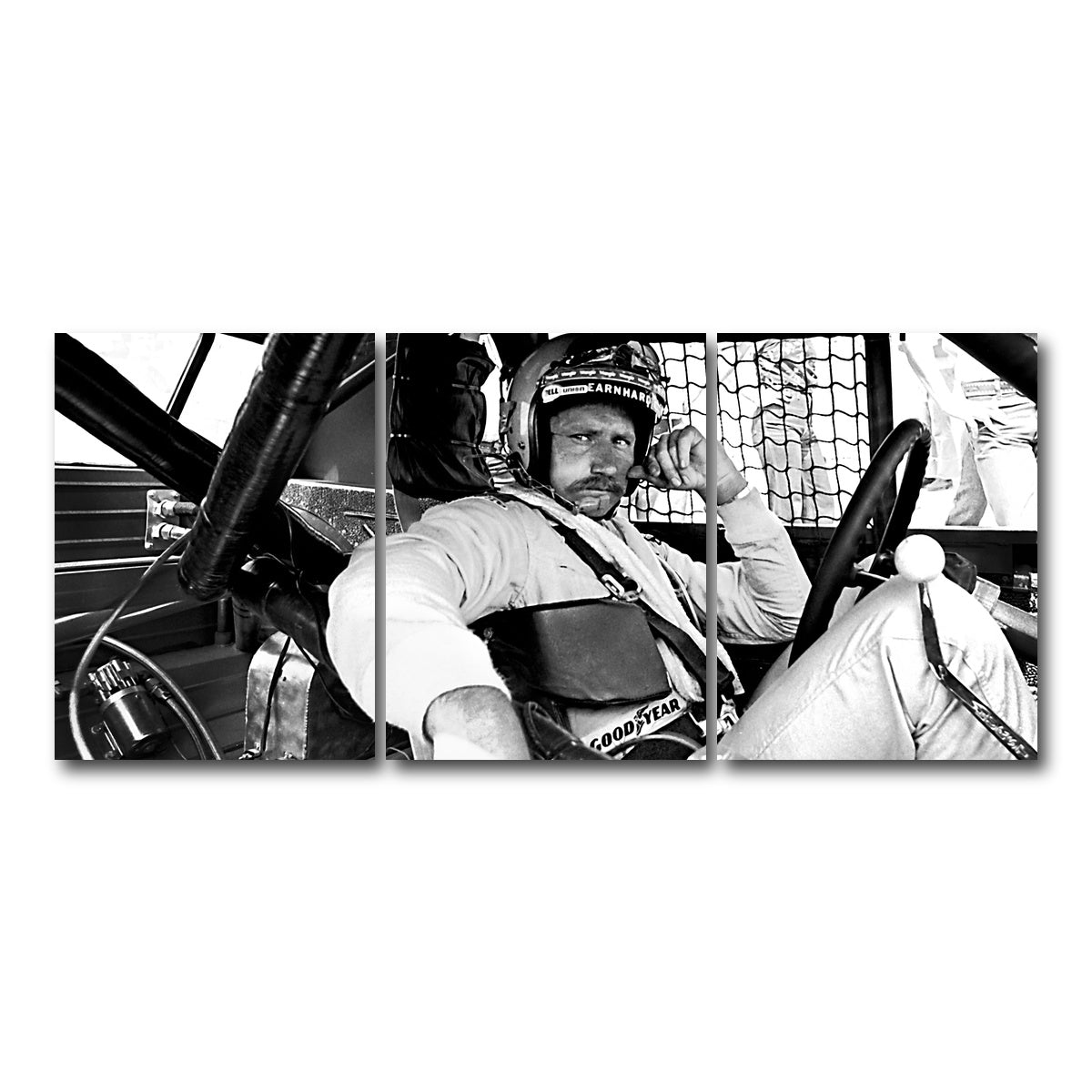 AUTO-MOCKUP WHITE | dale earnhardt | 3 Piece | Gallery Wrap Canvas | group=18x24