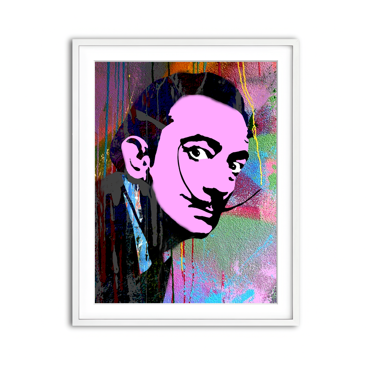 Framed Print 3x4 White