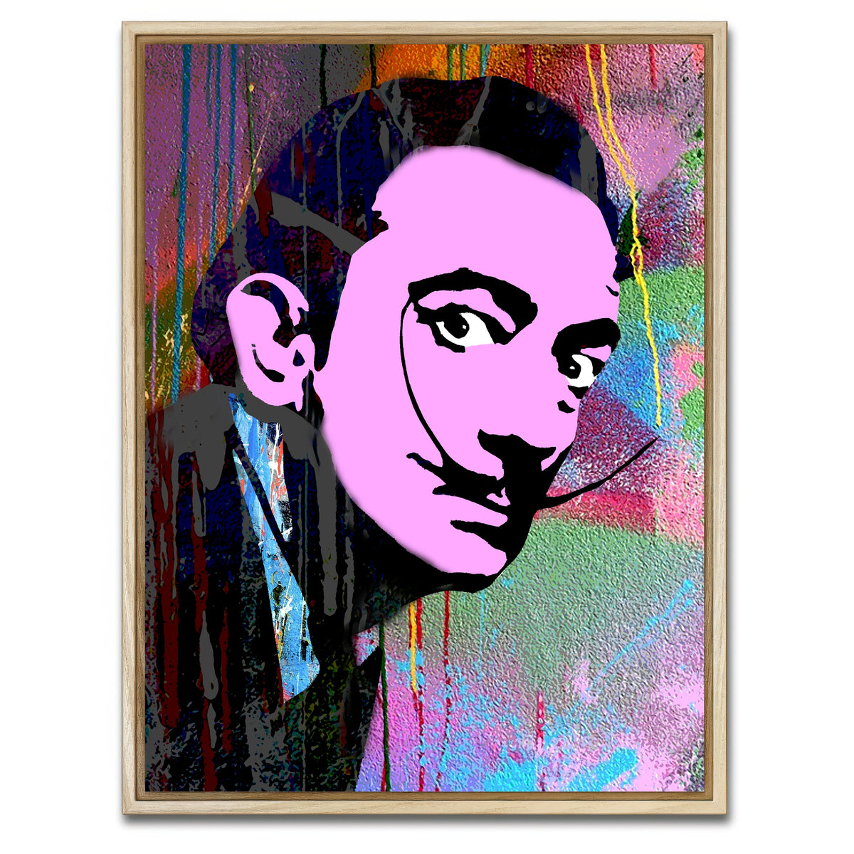 AUTO-MOCKUP WHITE | dali | 1 Piece | Natural Framed Canvas | group=3x4