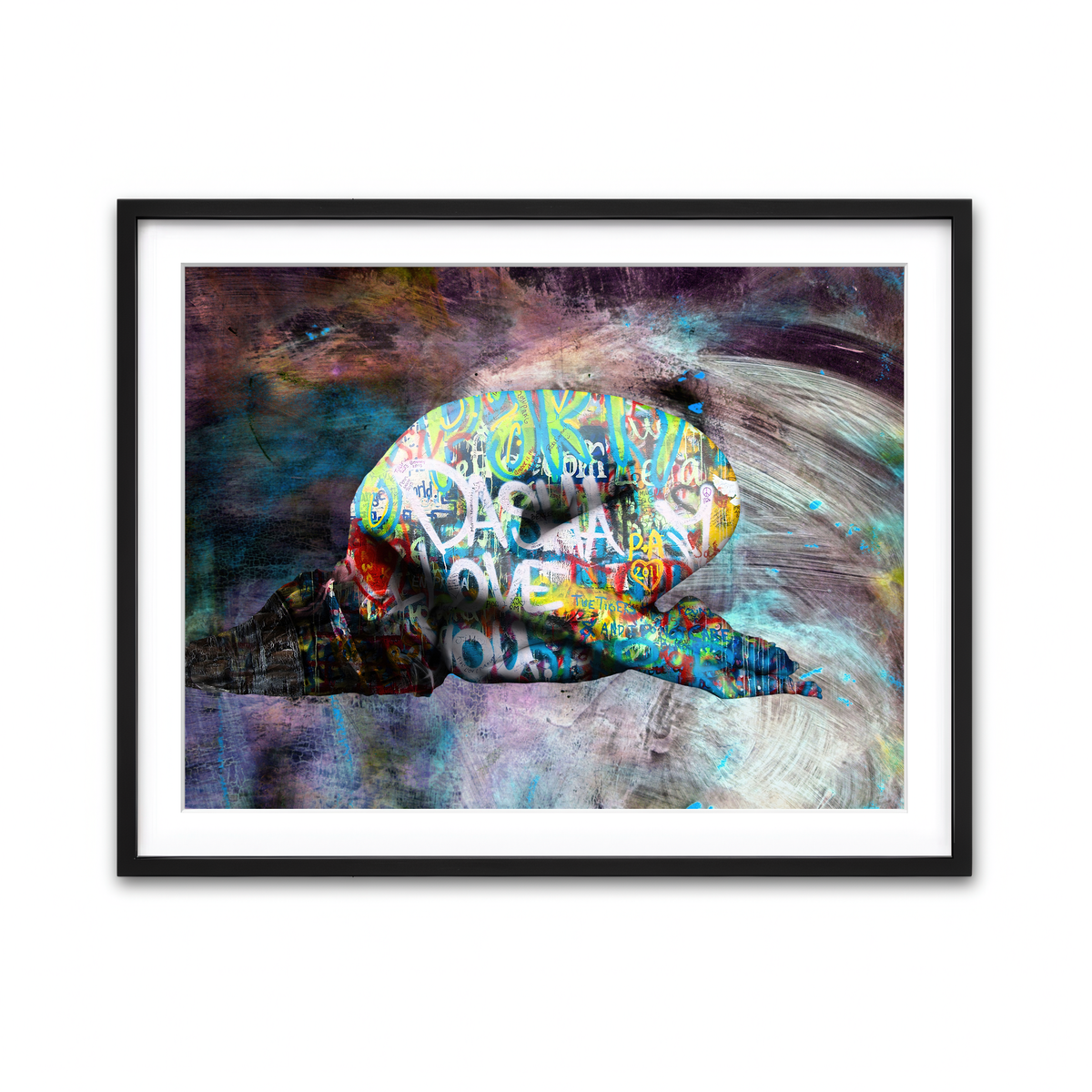 Framed Print 4x3 Black