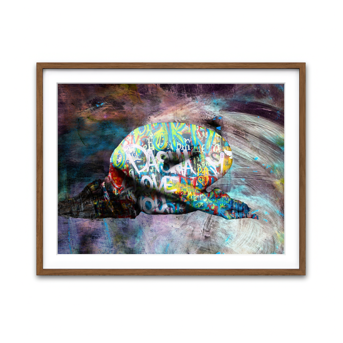 Framed Print 4x3 Walnut