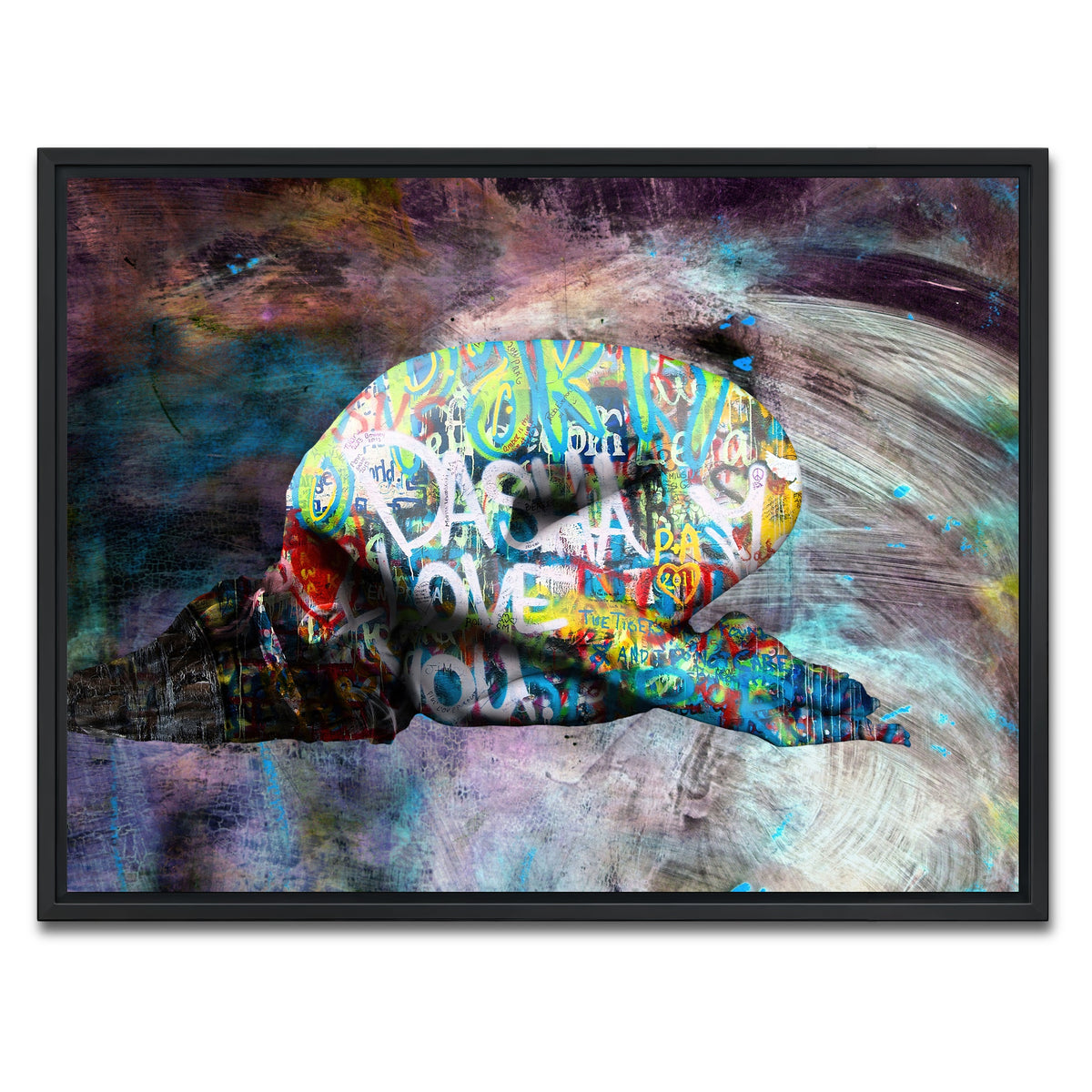 AUTO-MOCKUP WHITE | dasha love you | 1 Piece | Black Framed Canvas | group=4x3