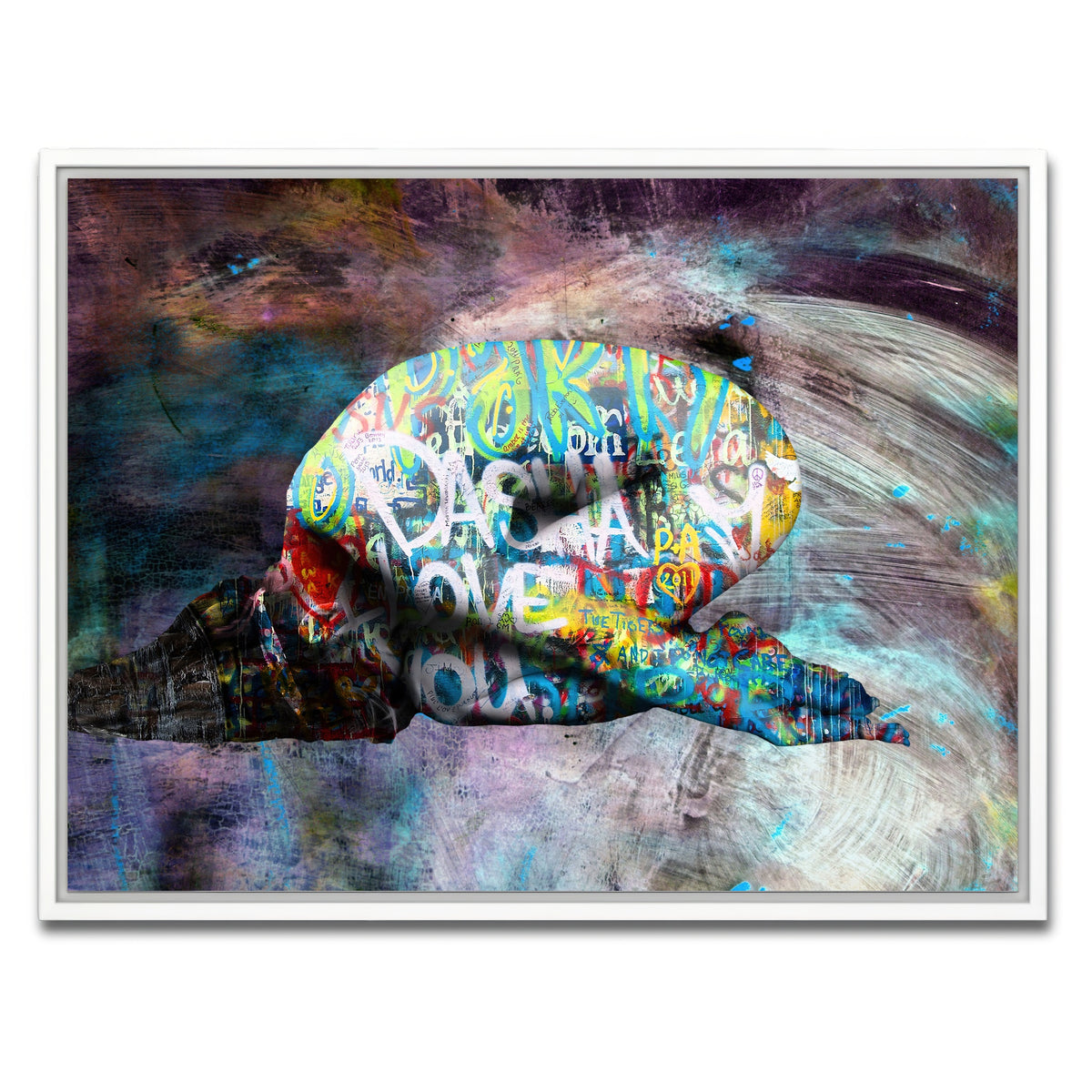 AUTO-MOCKUP WHITE | dasha love you | 1 Piece | White Framed Canvas | group=4x3