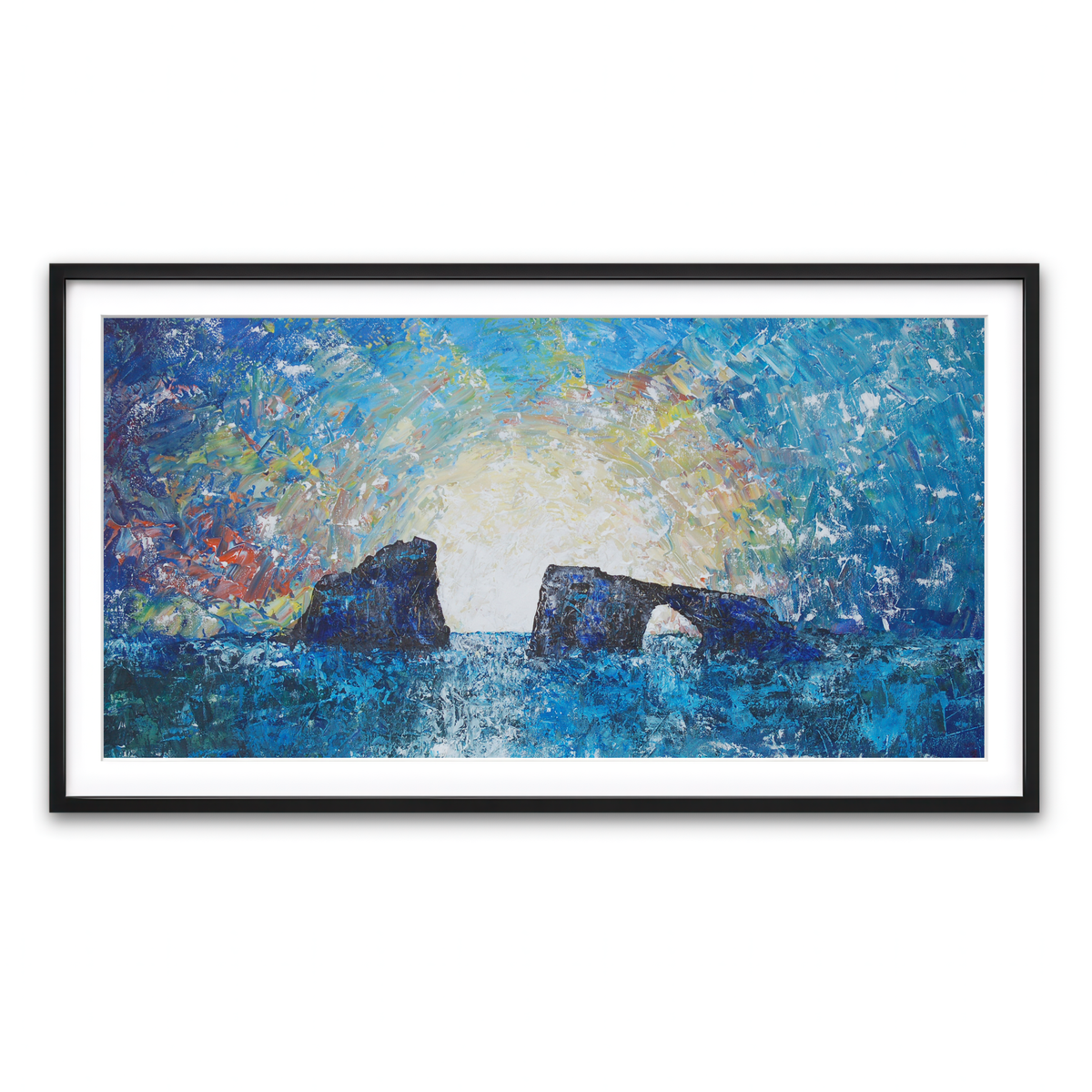 Framed Print 2x1 Black