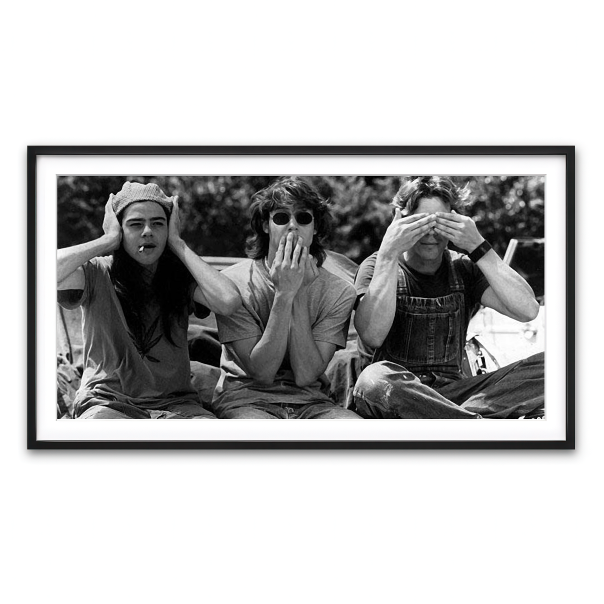Framed Print 2x1 Black