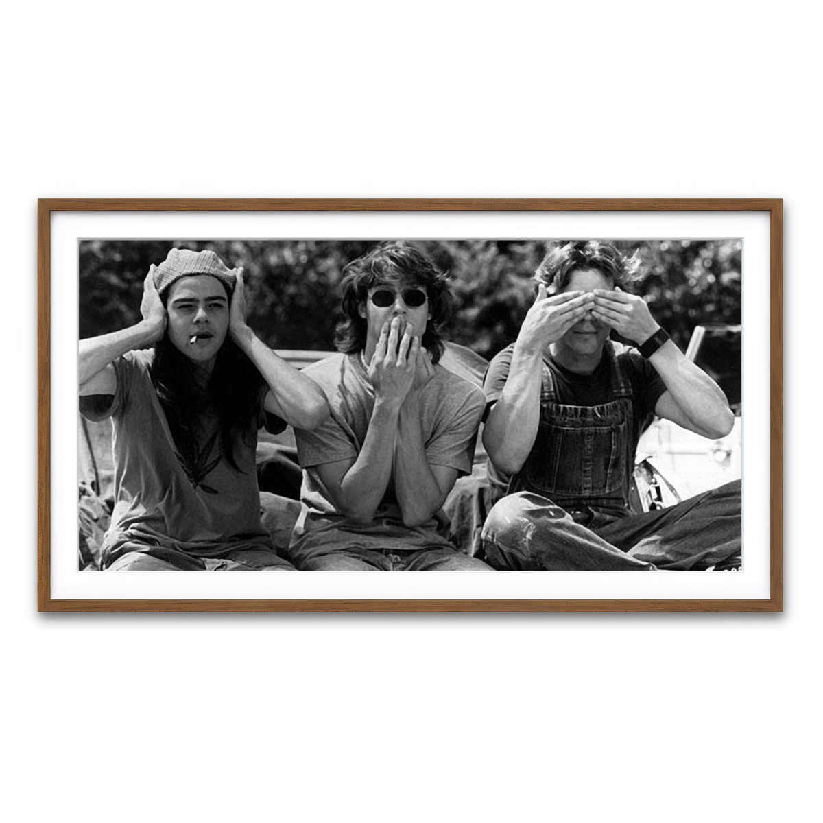 Framed Print 2x1 Walnut