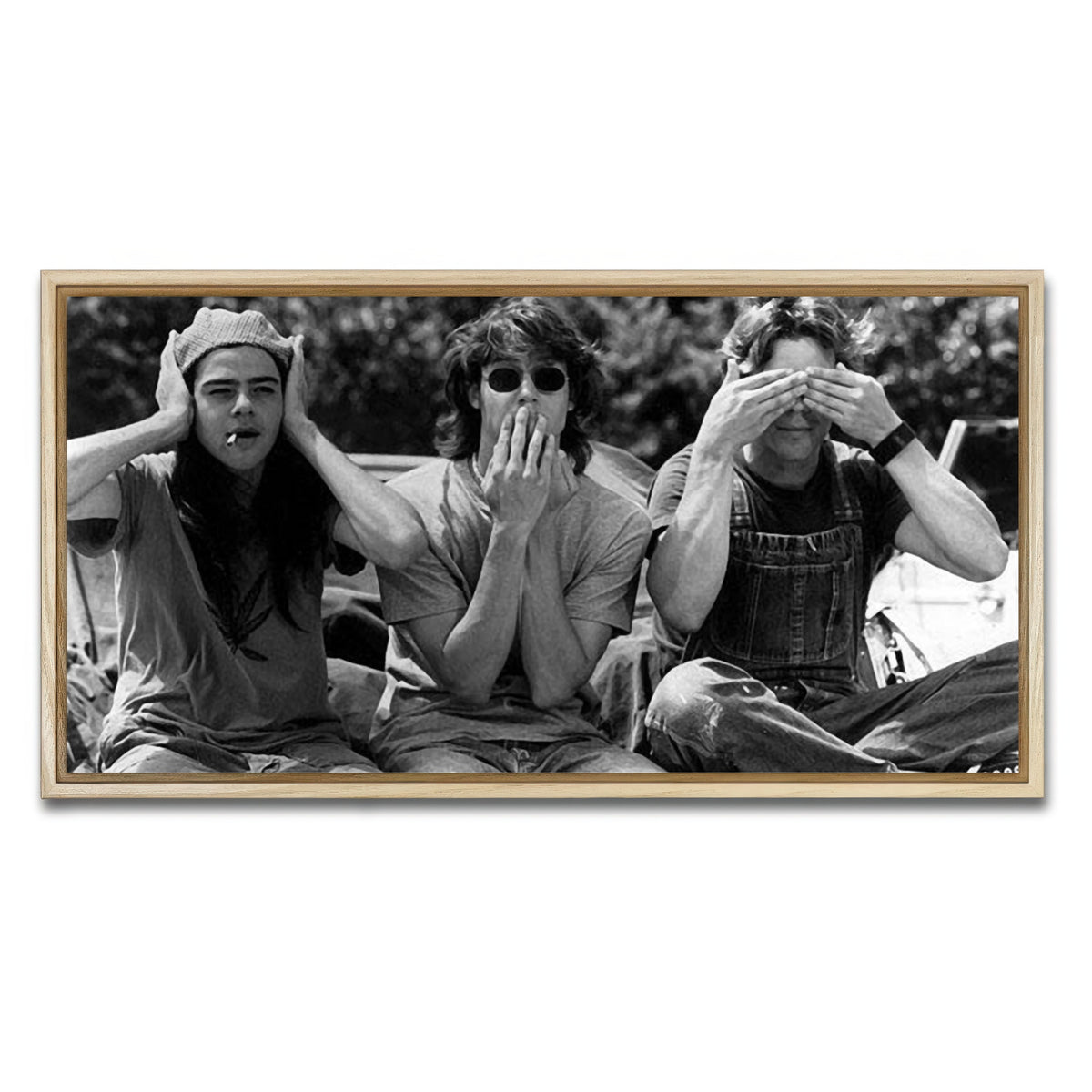 AUTO-MOCKUP WHITE | dazed and confused | 1 Piece | Natural Framed Canvas | group=2x1