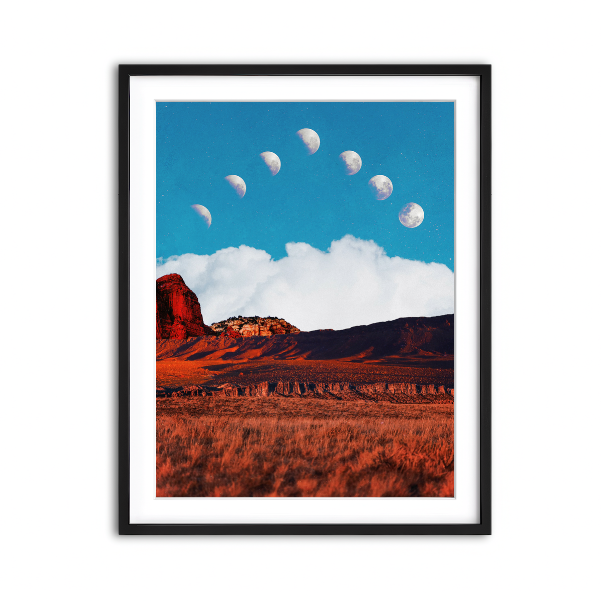 Framed Print 3x4 Black