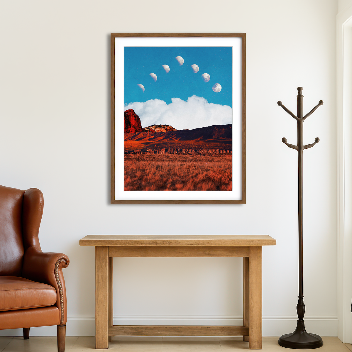 AUTO-MOCKUP ROOM | Desert Hill Wall Art