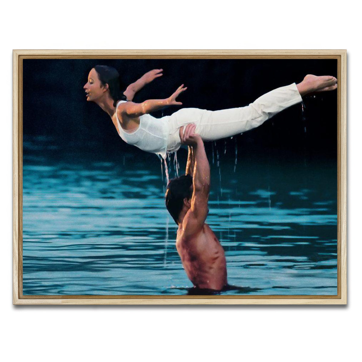 AUTO-MOCKUP WHITE | dirty dancing | 1 Piece | Natural Framed Canvas | group=4x3