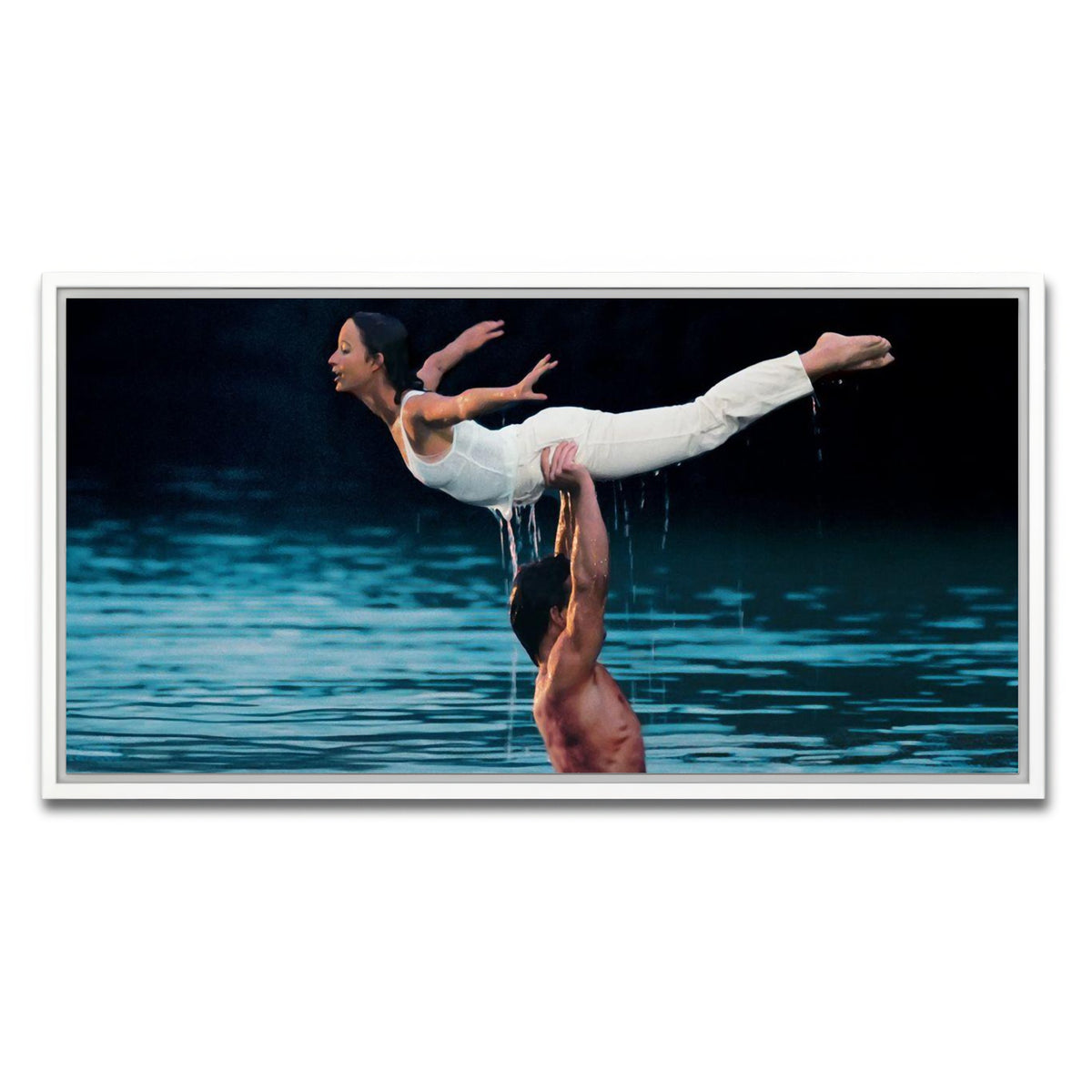 AUTO-MOCKUP WHITE | dirty dancing | 1 Piece | White Framed Canvas | group=2x1