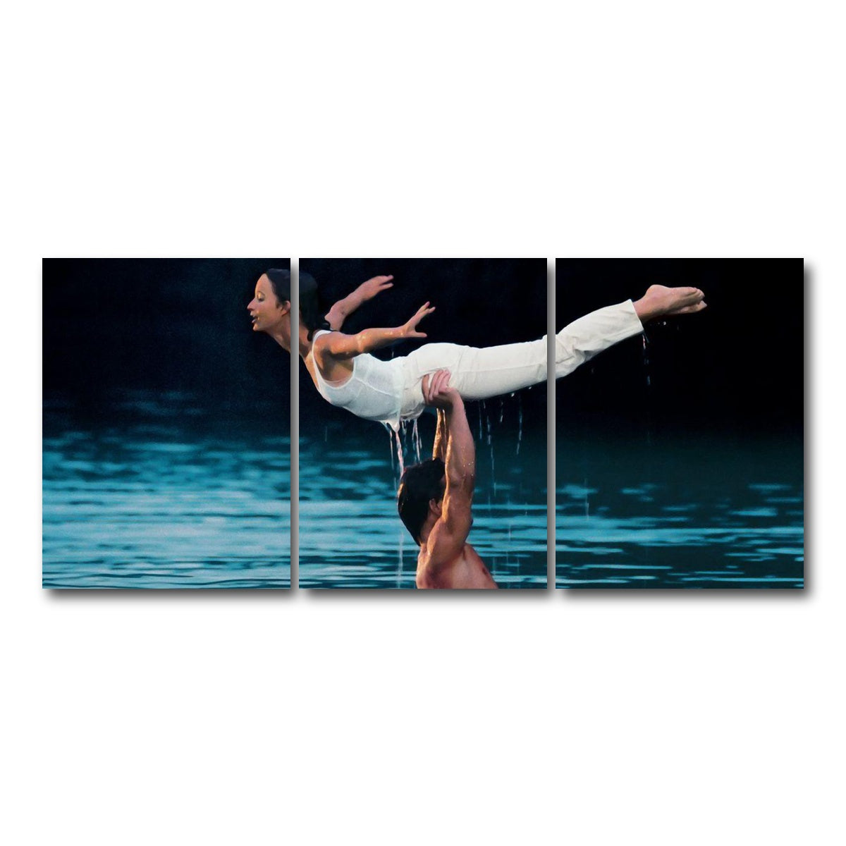 AUTO-MOCKUP WHITE | dirty dancing | 3 Piece | Gallery Wrap Canvas | group=18x24