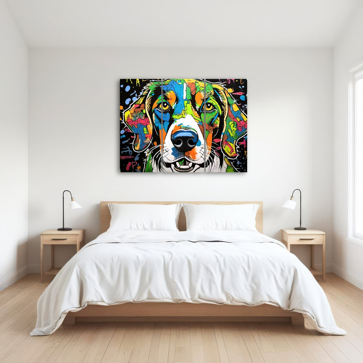 AUTO-MOCKUP ROOM | dog graffiti