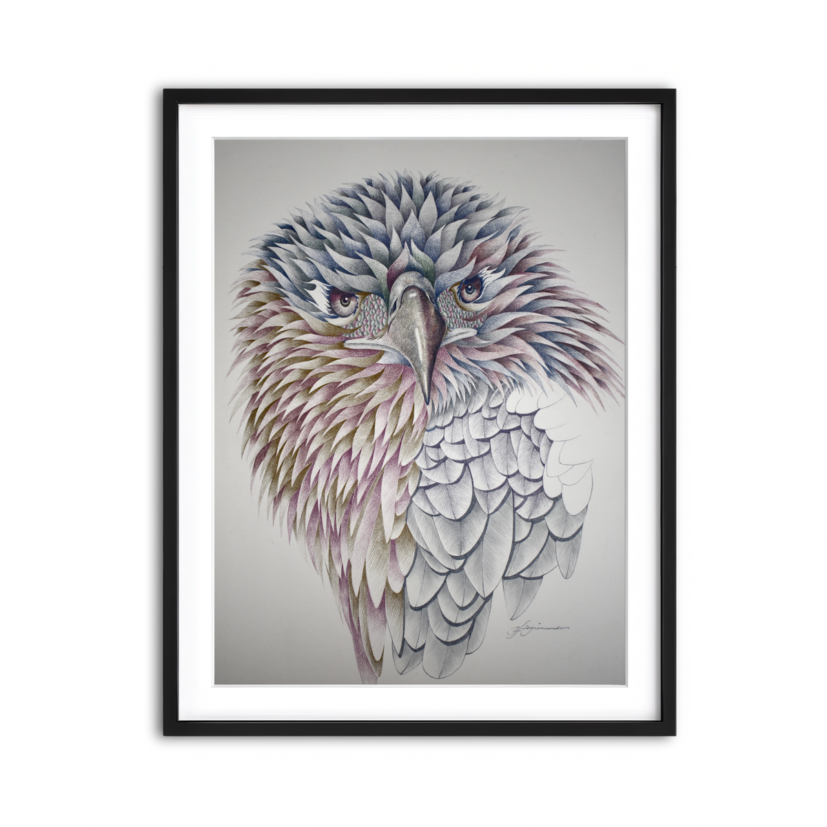 Framed Print 3x4 Black