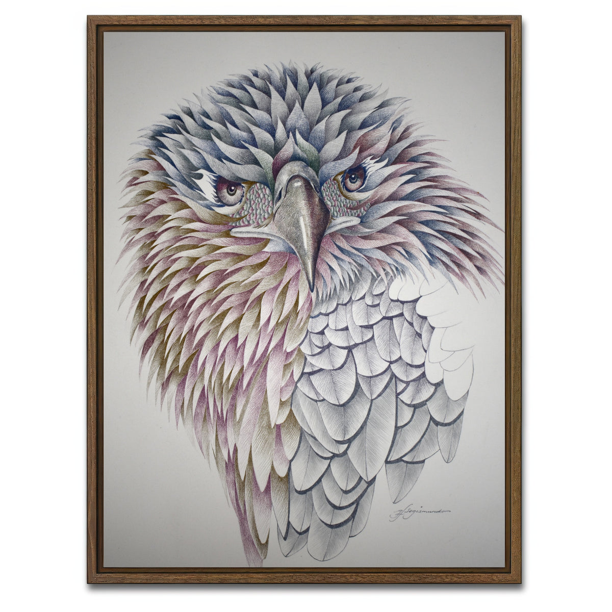 AUTO-MOCKUP WHITE | dominance | 1 Piece | Walnut Framed Canvas | group=3x4