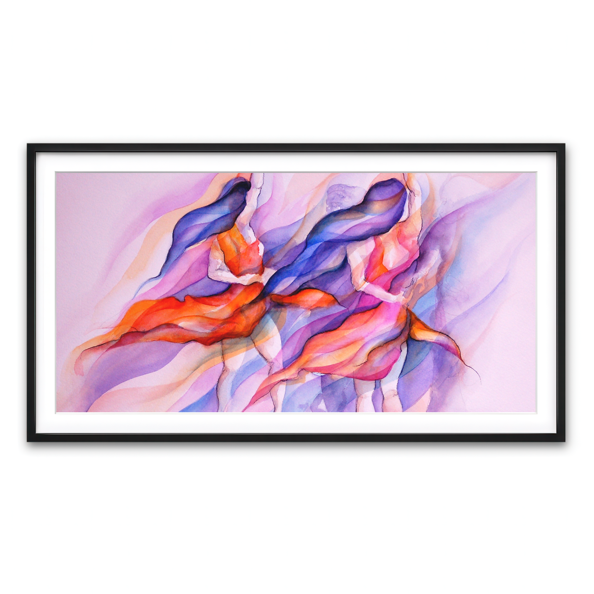 Framed Print 2x1 Black