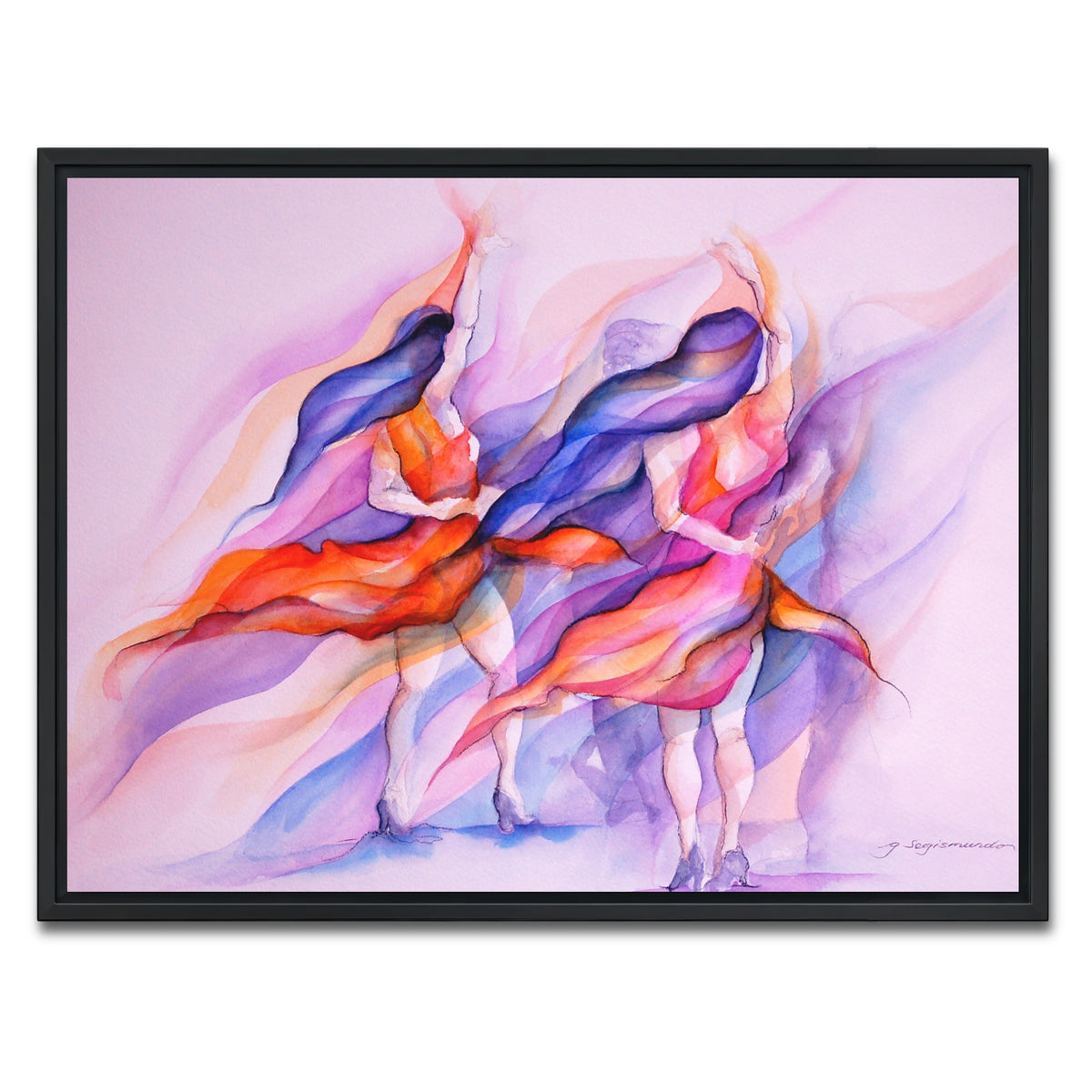 AUTO-MOCKUP WHITE | double delight | 1 Piece | Black Framed Canvas | group=4x3