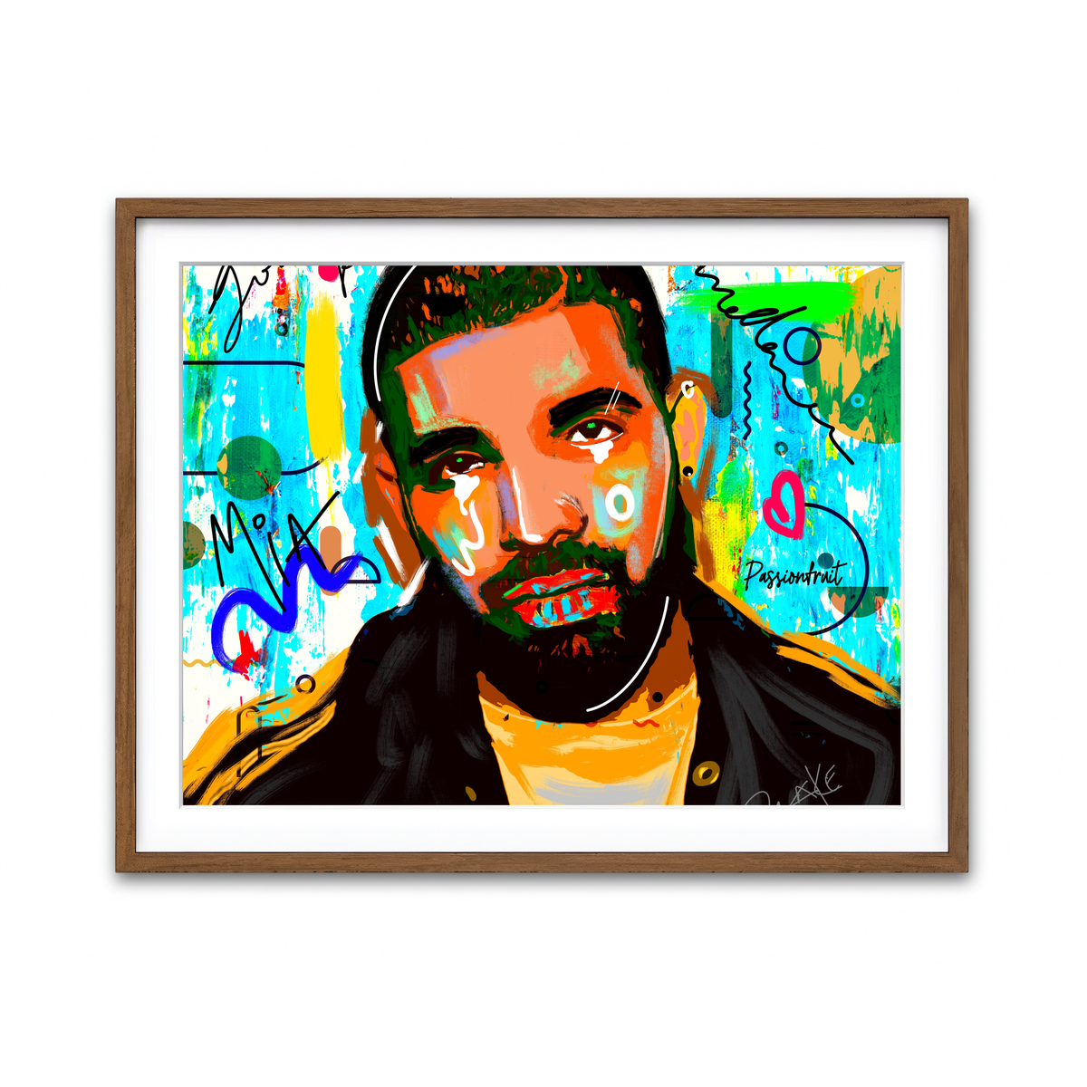 Framed Print 4x3 Walnut