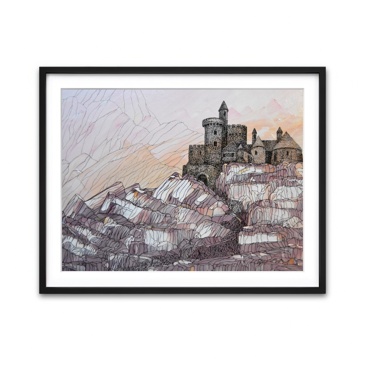 Framed Print 4x3 Black