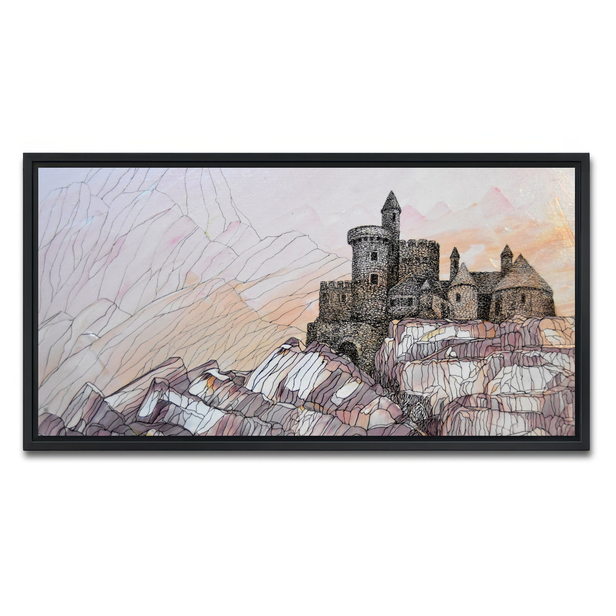 AUTO-MOCKUP WHITE | dream art studio | 1 Piece | Black Framed Canvas | group=2x1