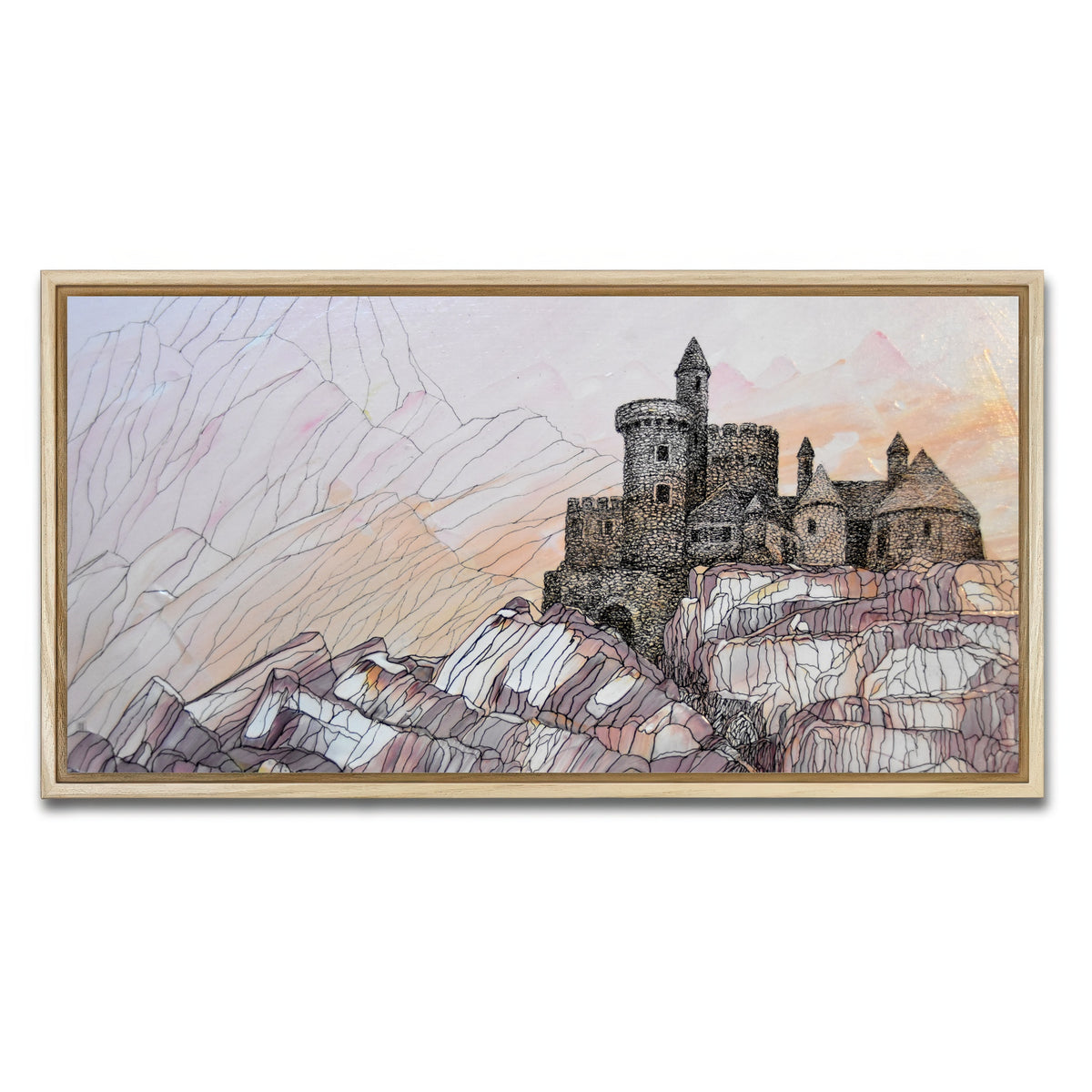 AUTO-MOCKUP WHITE | dream art studio | 1 Piece | Natural Framed Canvas | group=2x1