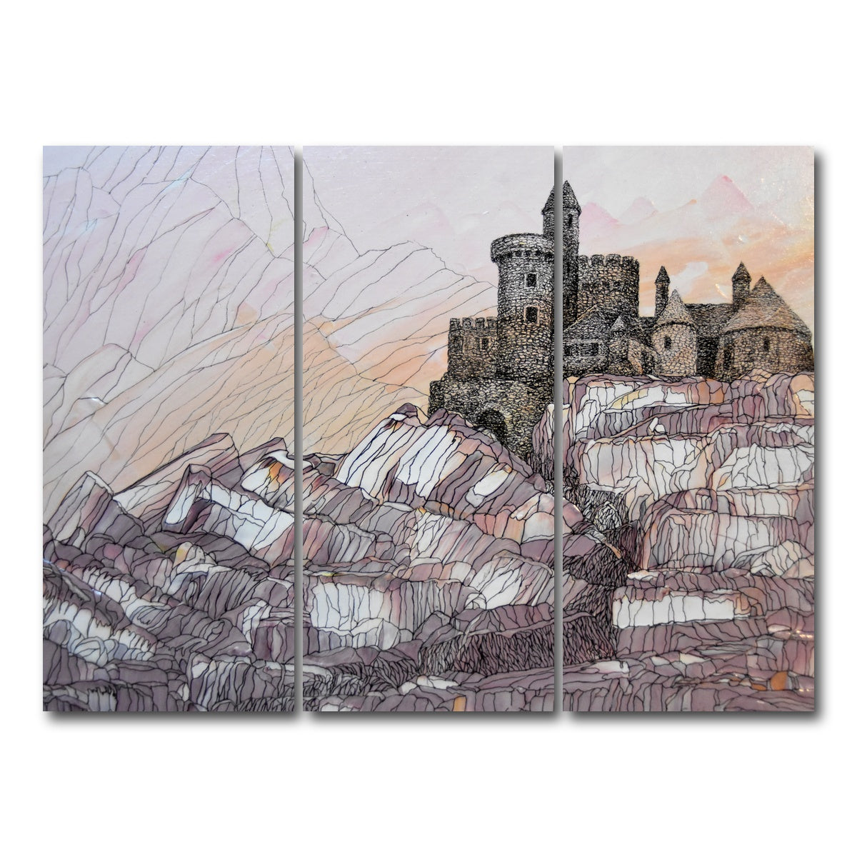 AUTO-MOCKUP WHITE | dream art studio | 3 Piece | Gallery Wrap Canvas | group=8x18