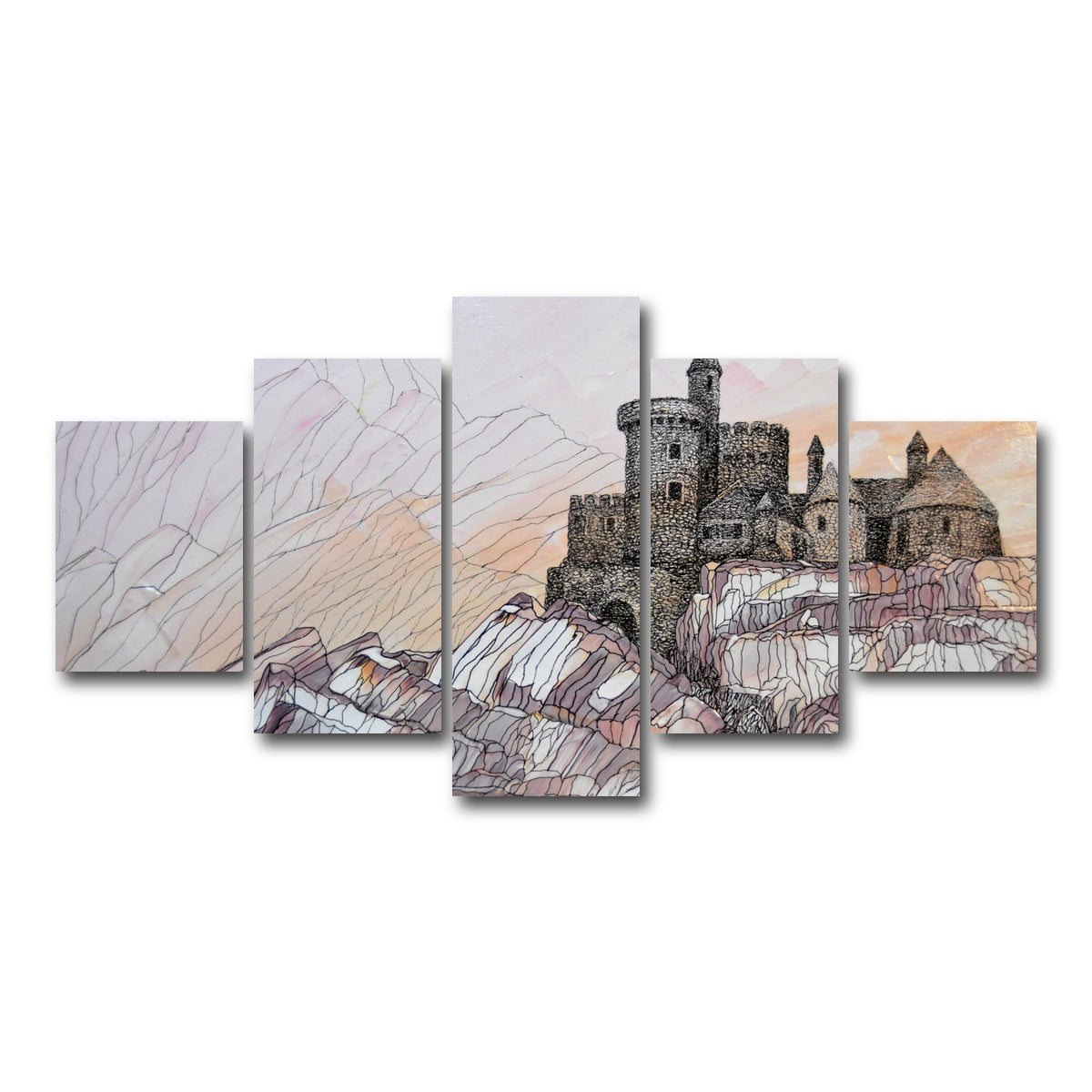 AUTO-MOCKUP WHITE | dream art studio | 5 Piece | Gallery Wrap Canvas | group=5_short
