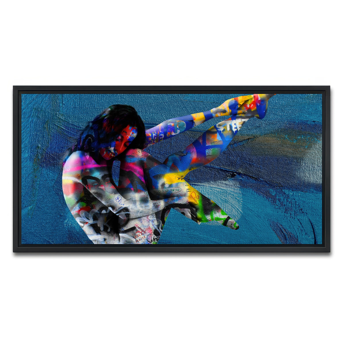 AUTO-MOCKUP WHITE | dreamer | 1 Piece | Black Framed Canvas | group=2x1