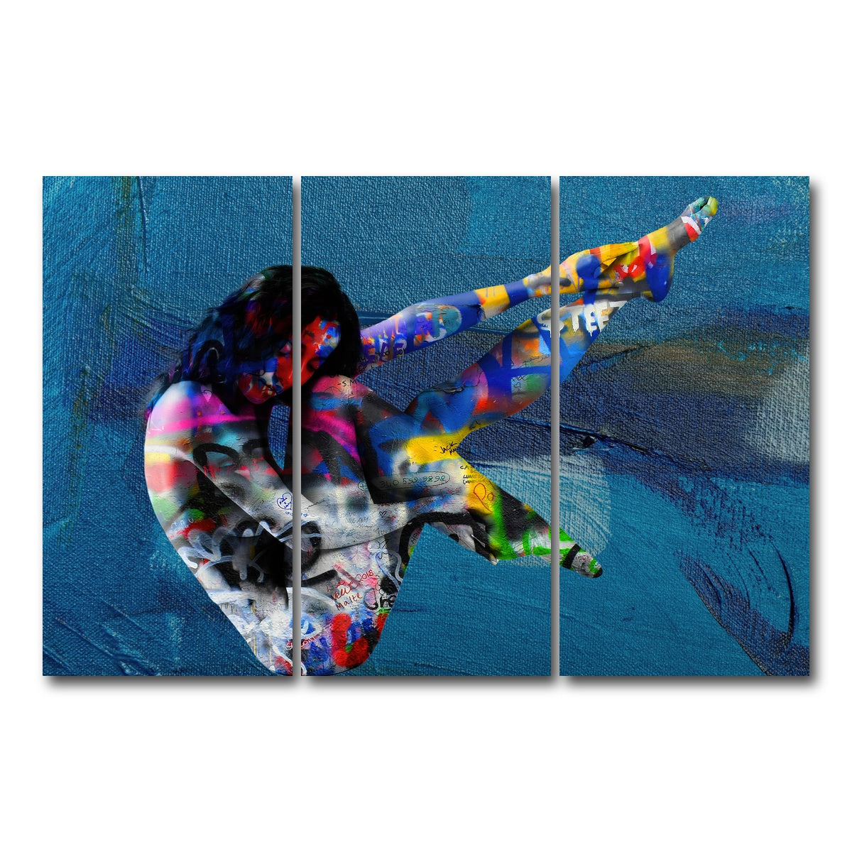 AUTO-MOCKUP WHITE | dreamer | 3 Piece | Gallery Wrap Canvas | group=12x24