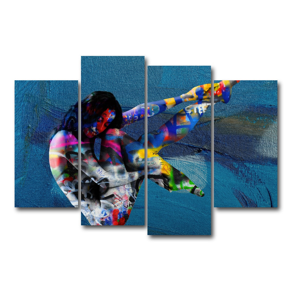 AUTO-MOCKUP WHITE | dreamer | 4 Piece | Gallery Wrap Canvas | group=4_short