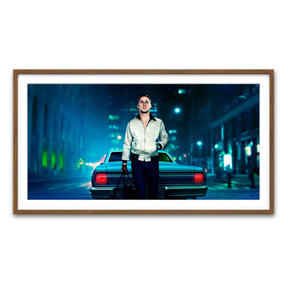 Framed Print 2x1 Walnut