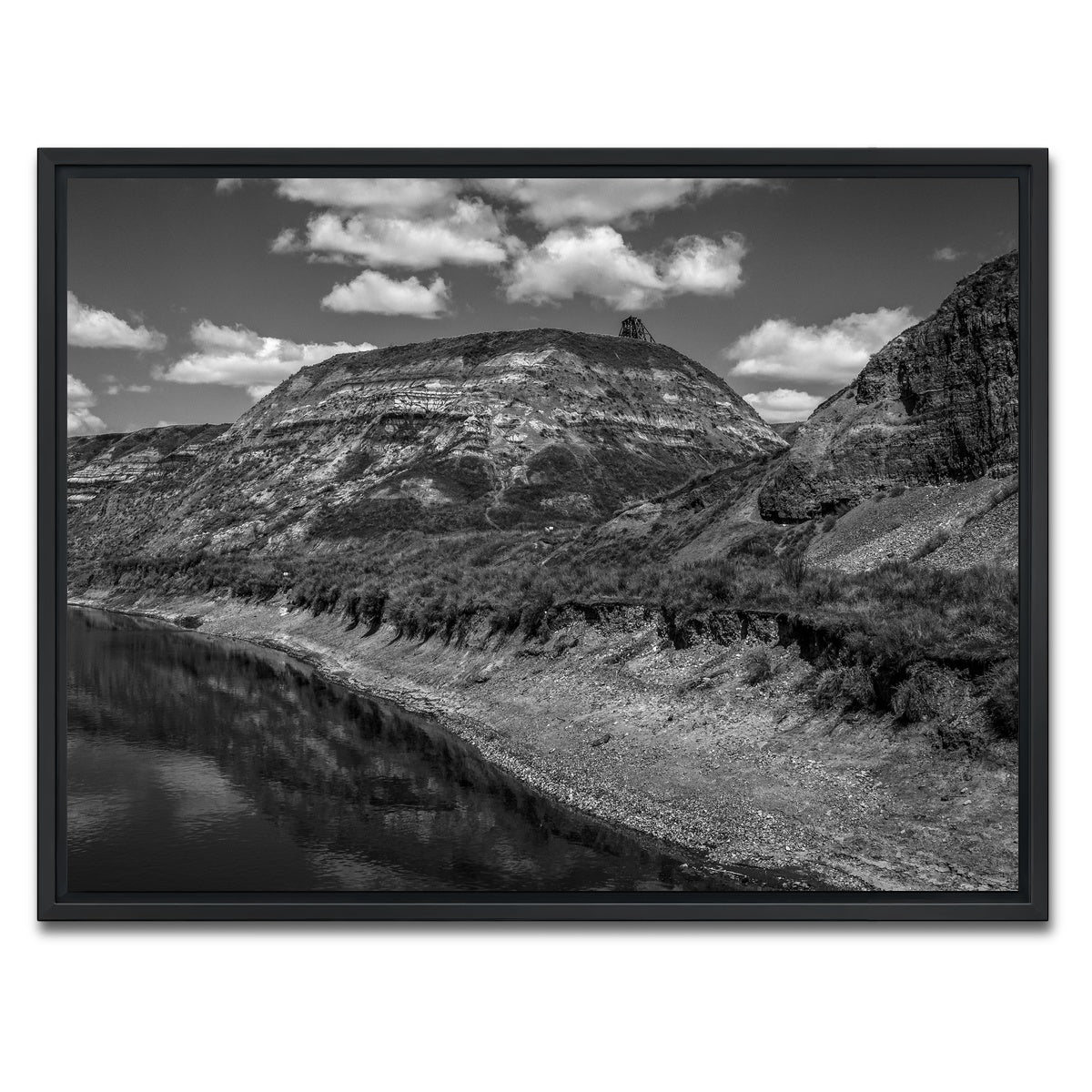 AUTO-MOCKUP WHITE | drumheller | 1 Piece | Black Framed Canvas | group=4x3