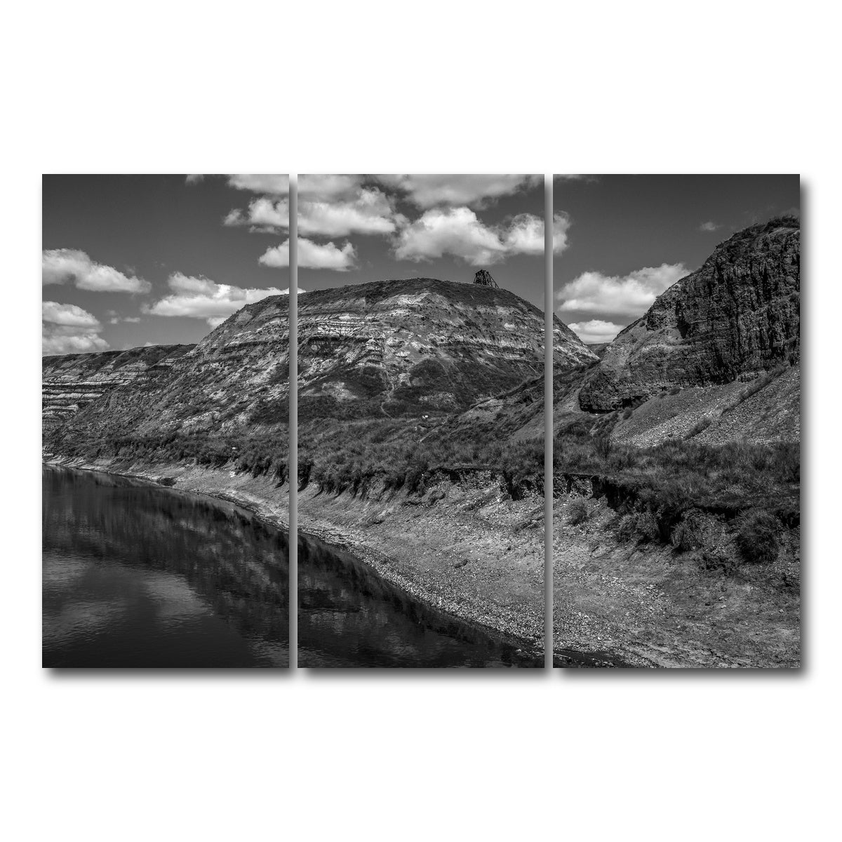 AUTO-MOCKUP WHITE | drumheller | 3 Piece | Gallery Wrap Canvas | group=12x24