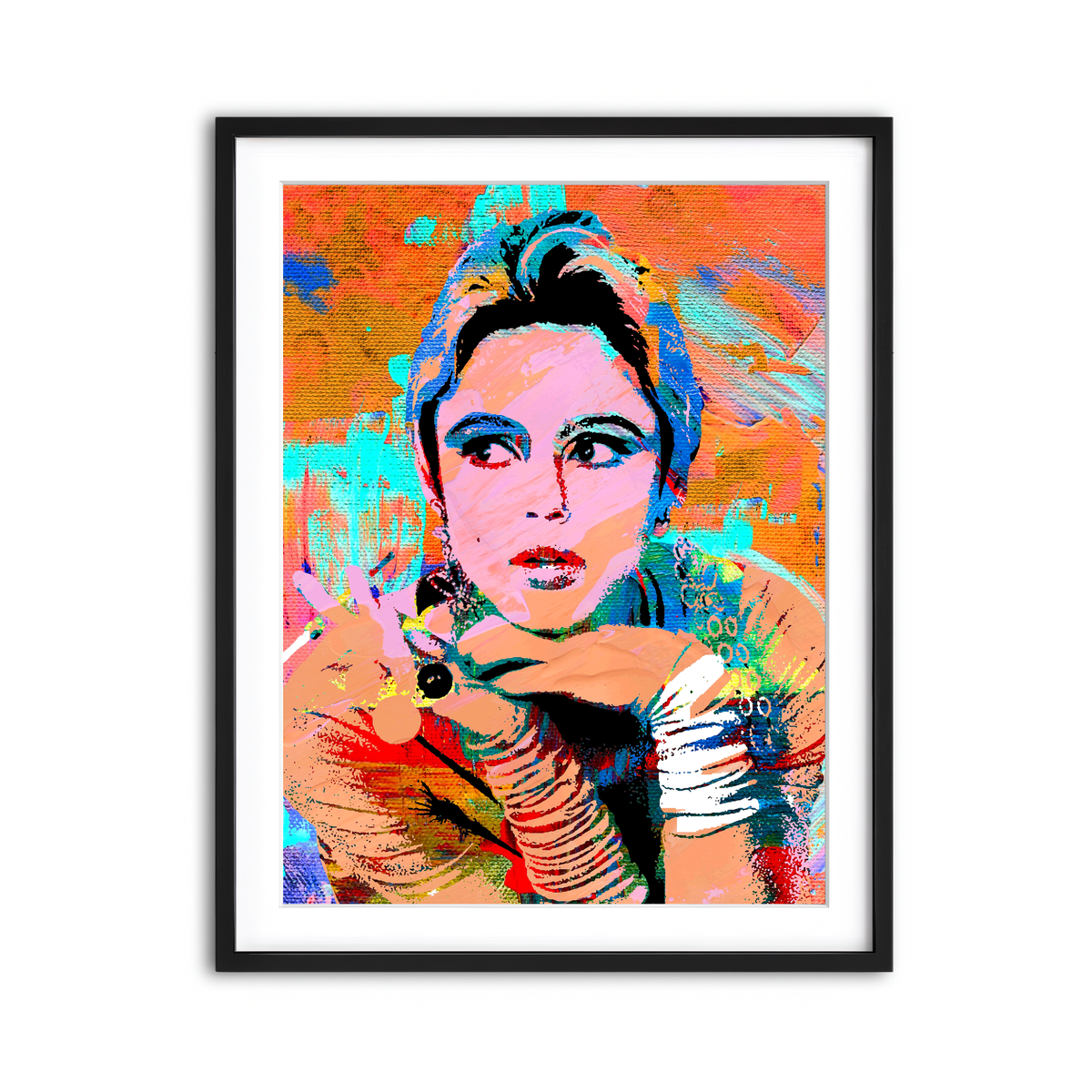Framed Print 3x4 Black