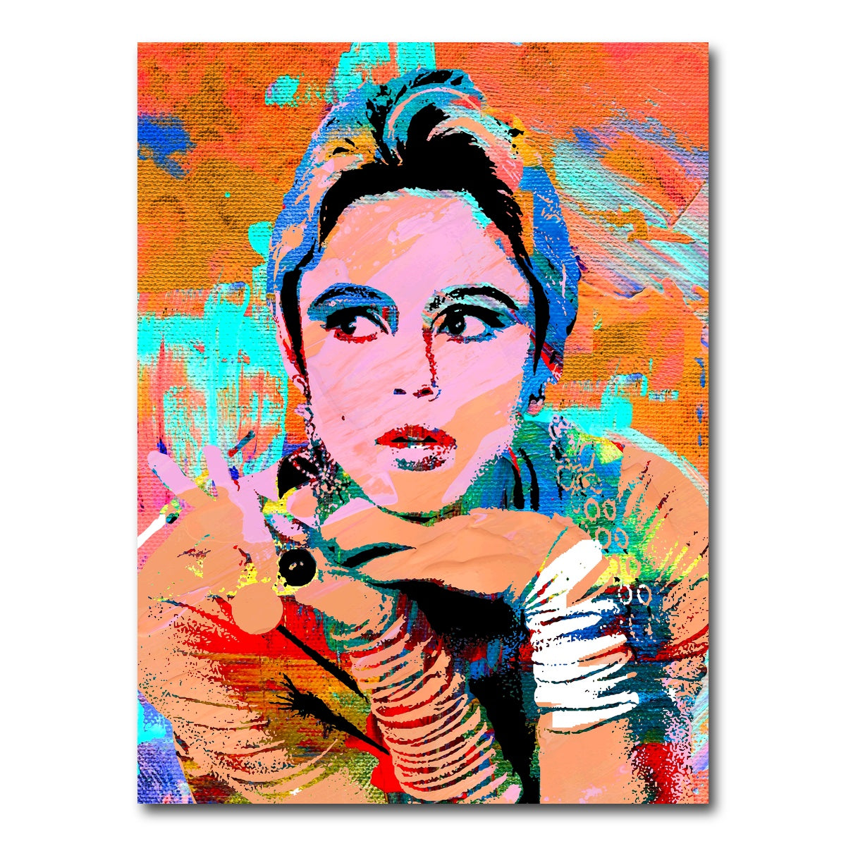AUTO-MOCKUP WHITE | edie sedgwick | 1 Piece | Gallery Wrap Canvas | group=3x4