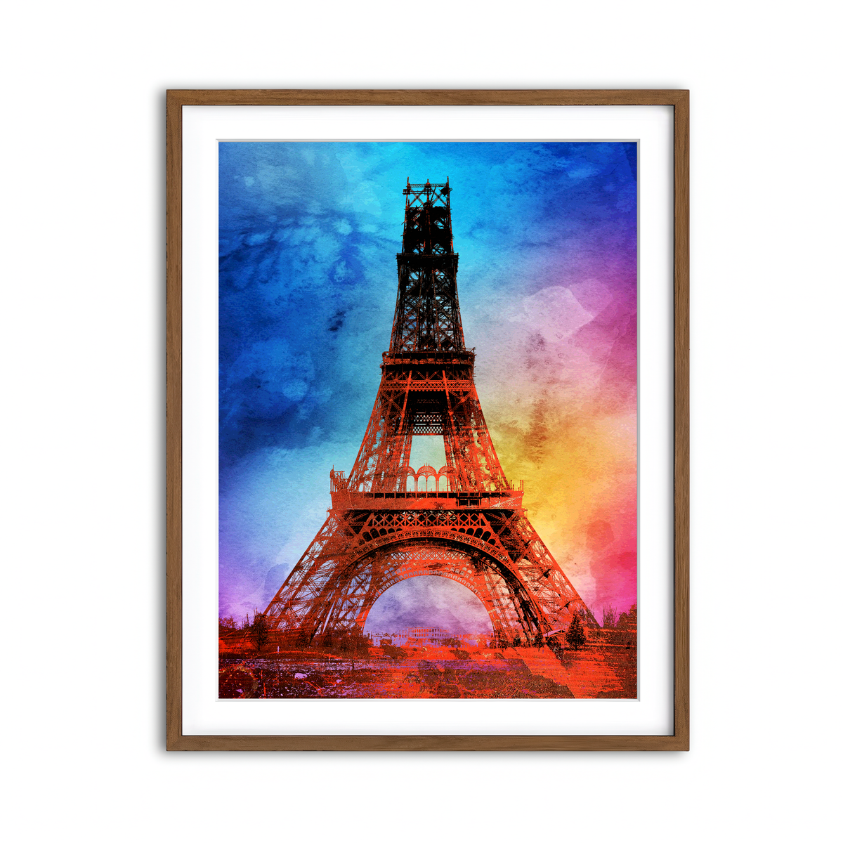 Framed Print 3x4 Walnut