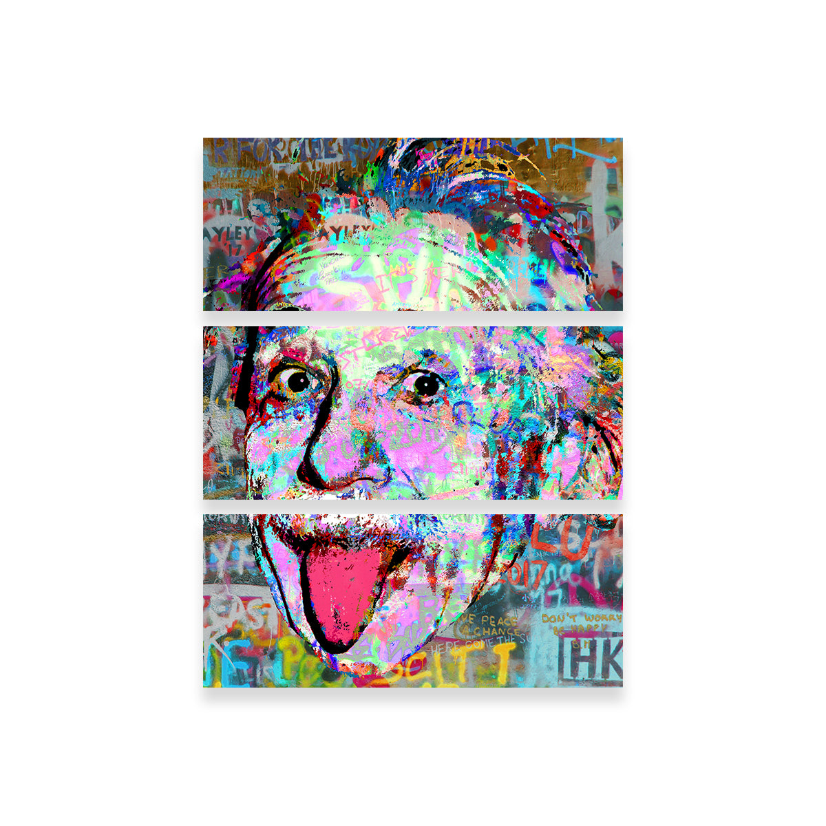 Einstein Heavy Graffiti Wall Art