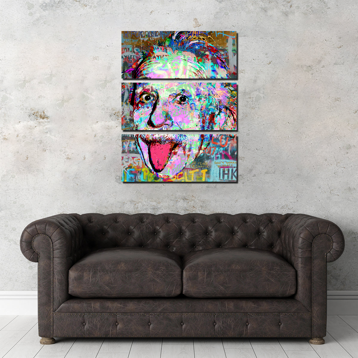 Einstein Heavy Graffiti Wall Art