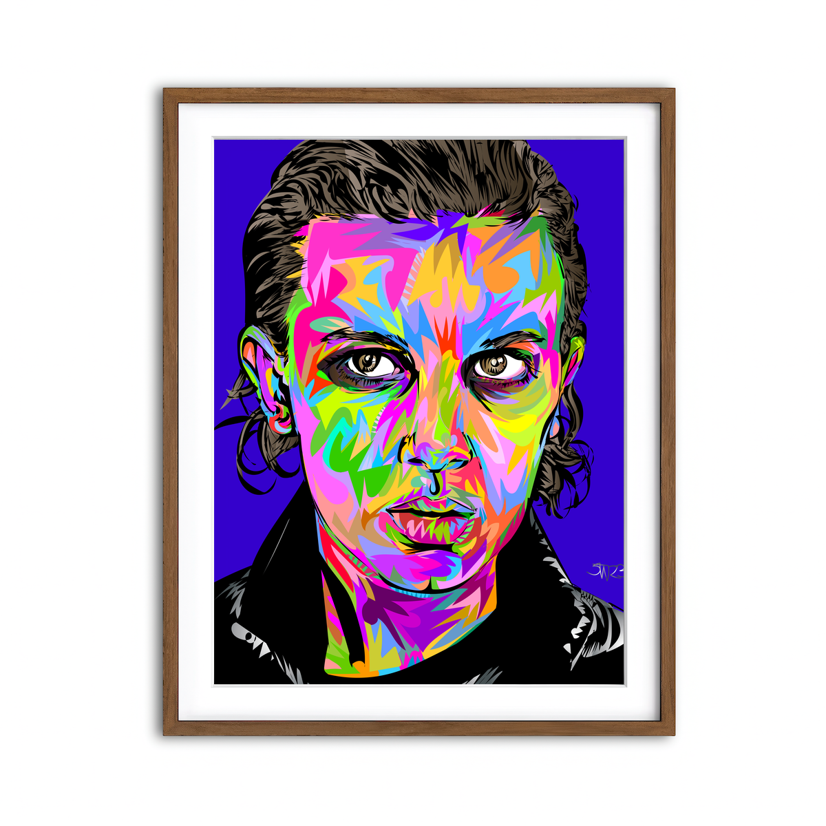 Framed Print 3x4 Walnut